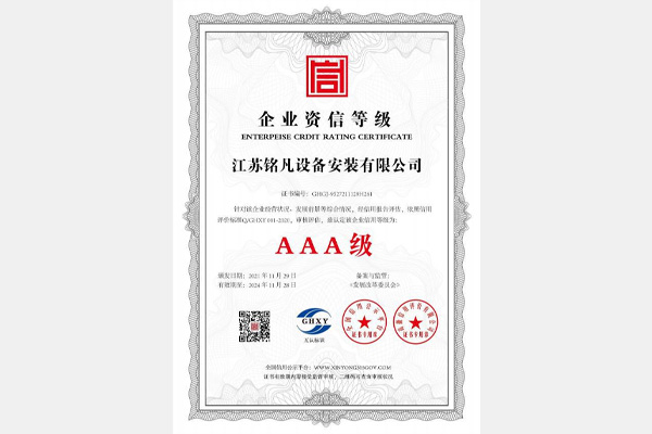 企业资信等级